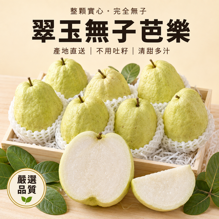 【不用吐籽】翠玉無子芭樂