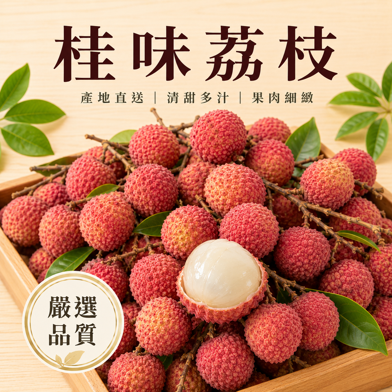 桂花蜜香桂味荔枝