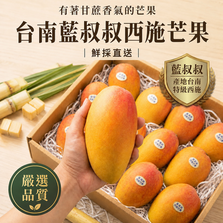 【細緻無纖維】台南西施芒果
