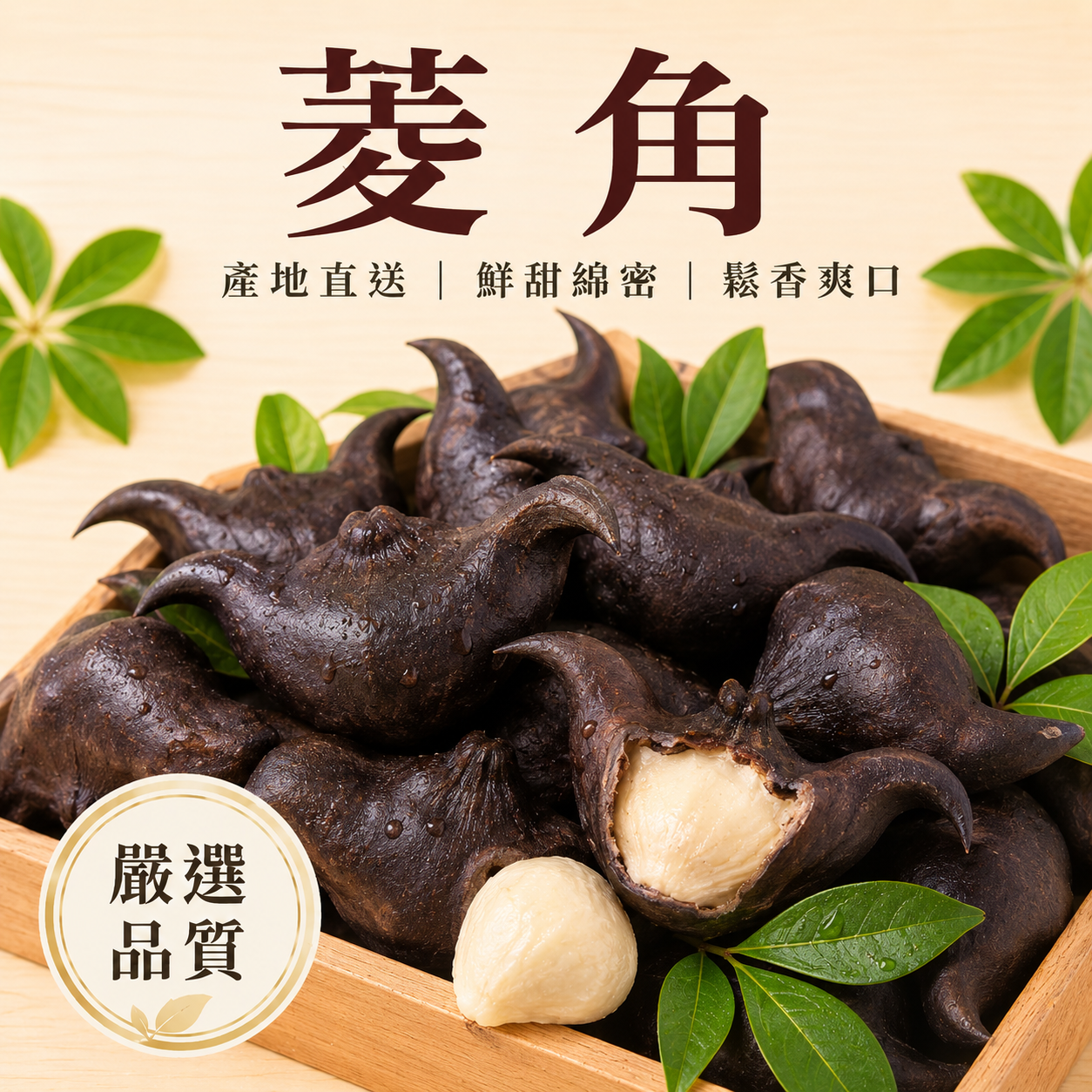 台灣鮮採菱角