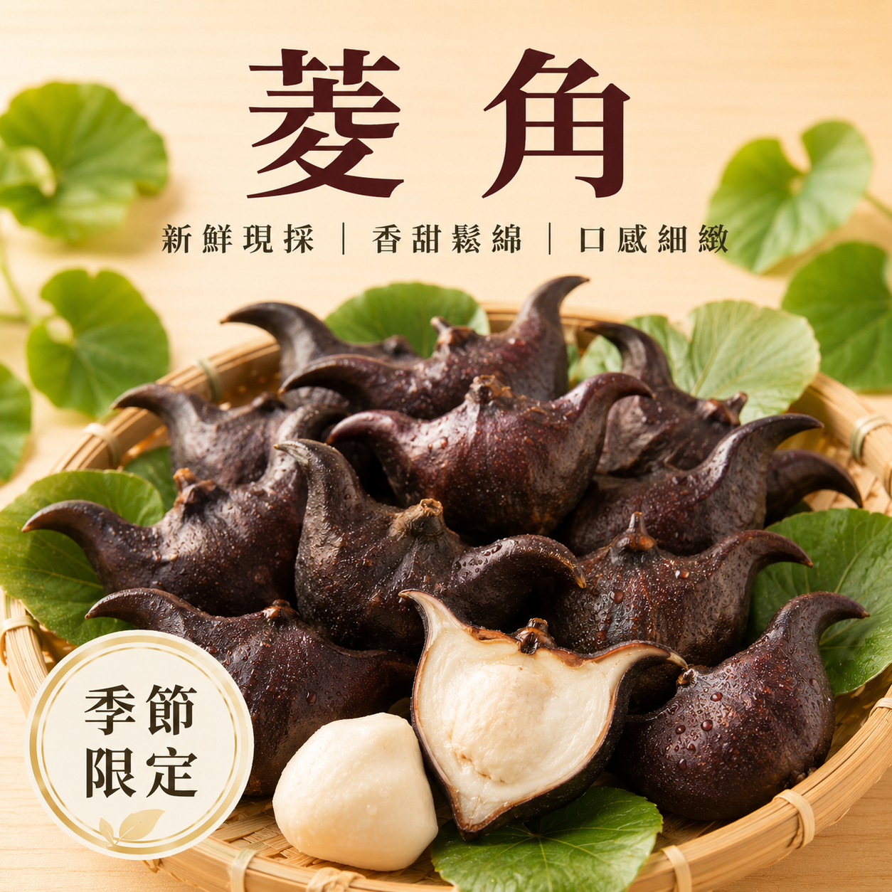 台灣鮮採菱角